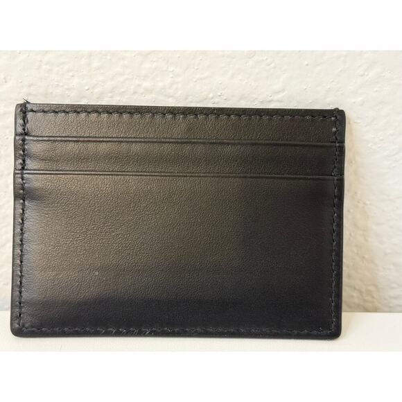 GUCCI Black Leather Card Holder, Reg 330, with COA 100% Authenticated NEW - Picture 2 of 4